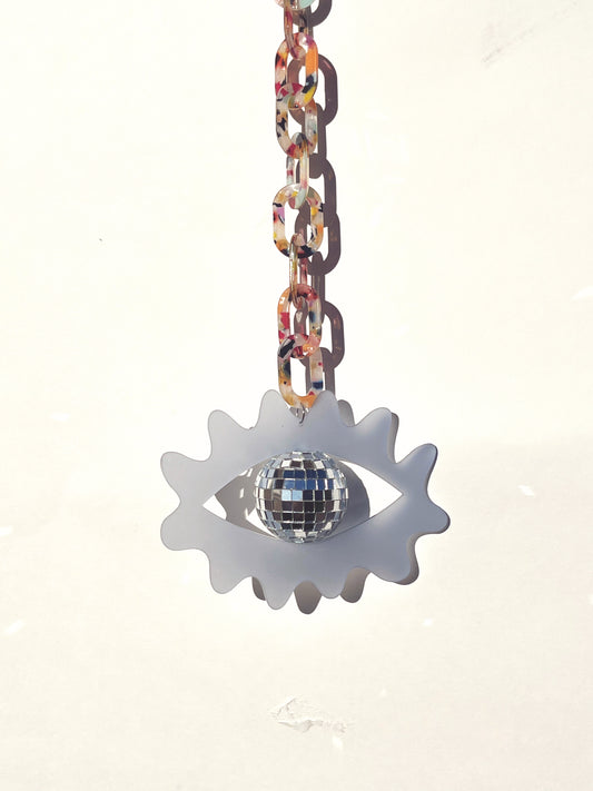✨ Disco Ball Eye Window Charm ✨