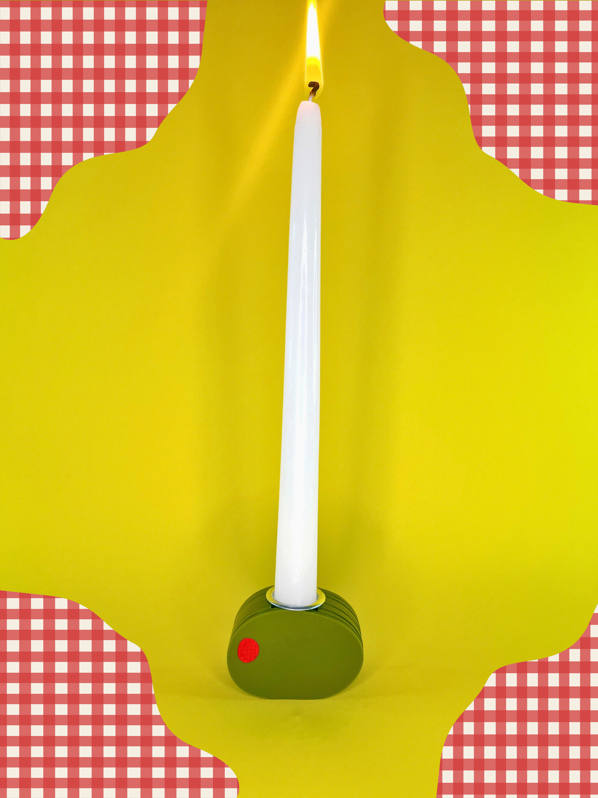 Olive Candle Holder