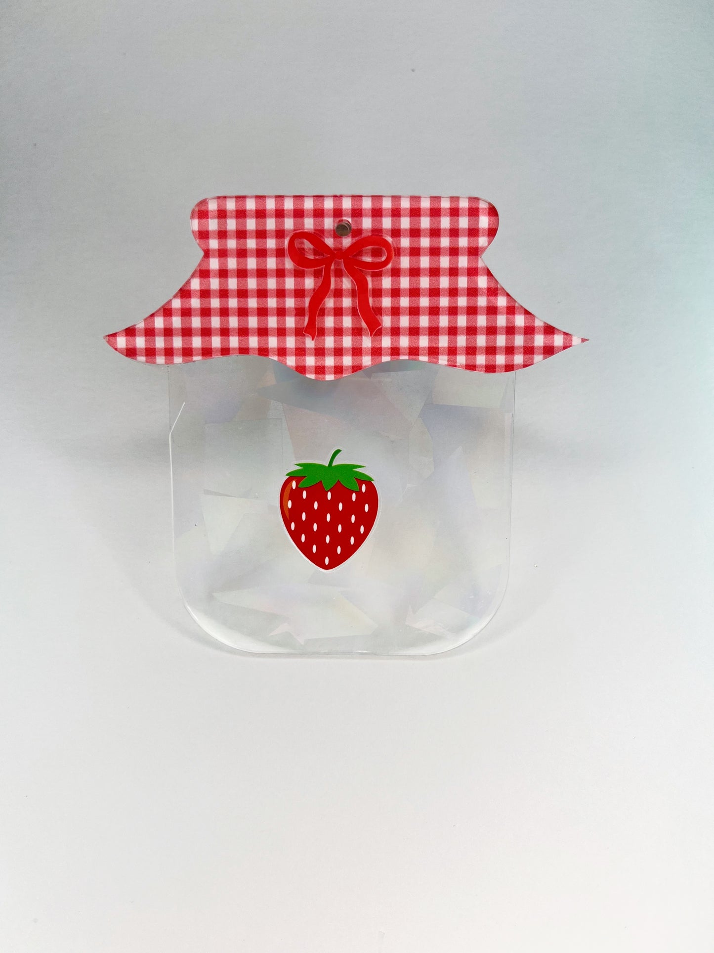 Strawberry Jam Jar Acrylic Rainbow Maker