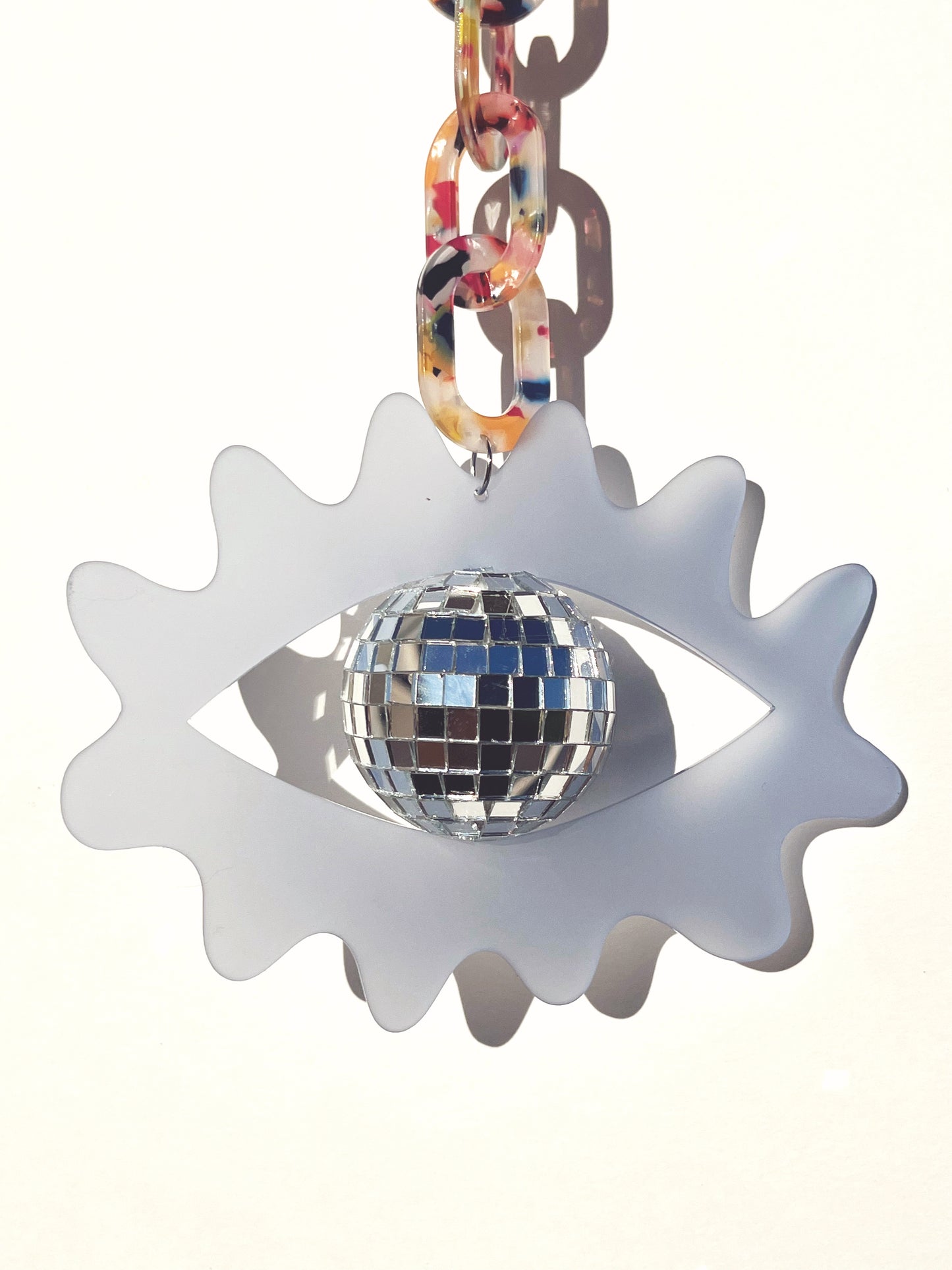 ✨ Disco Ball Eye Window Charm ✨