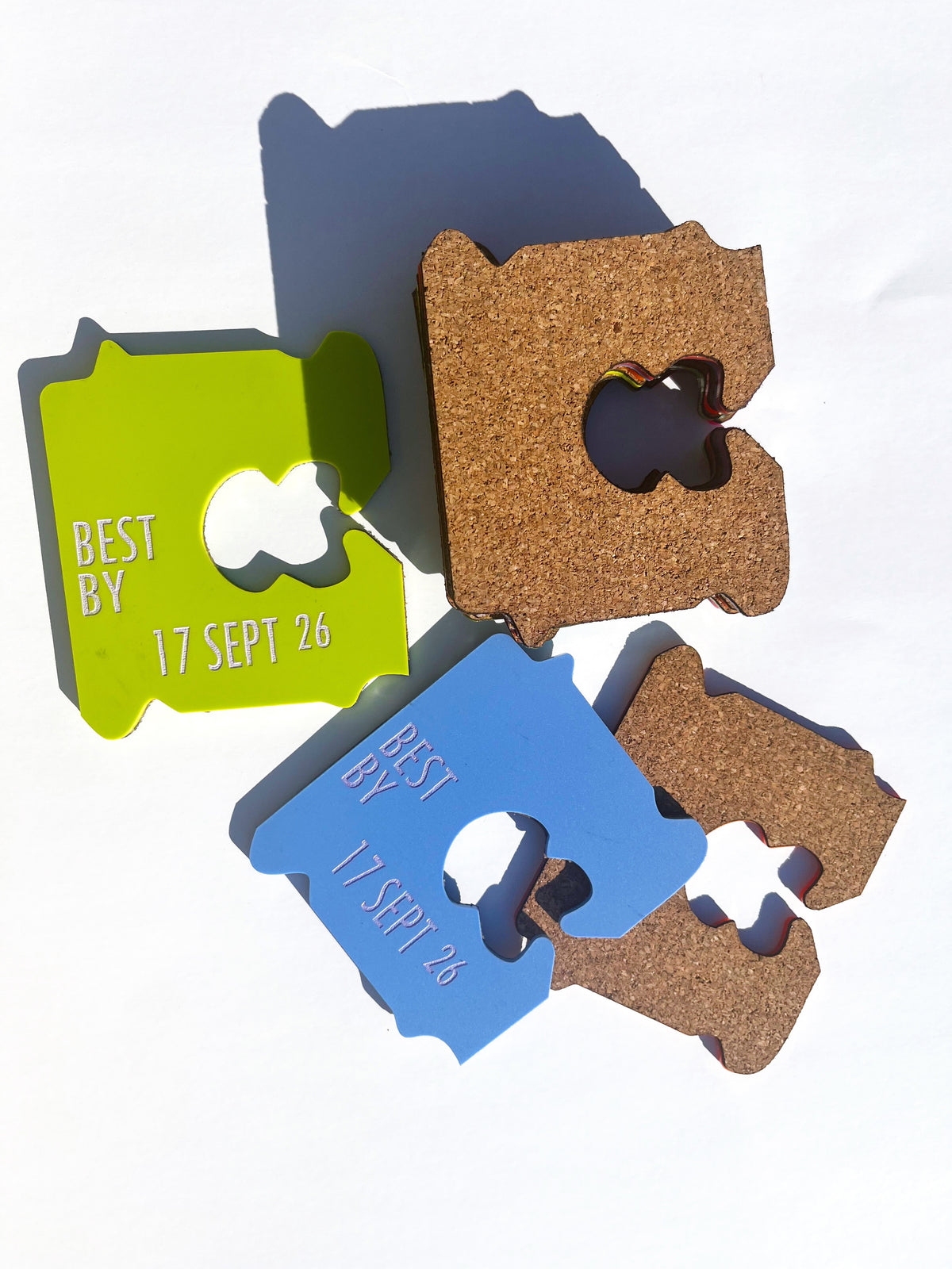 Bread Tie Coasters