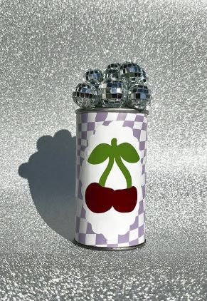Disco Bubbles with Cherry Design