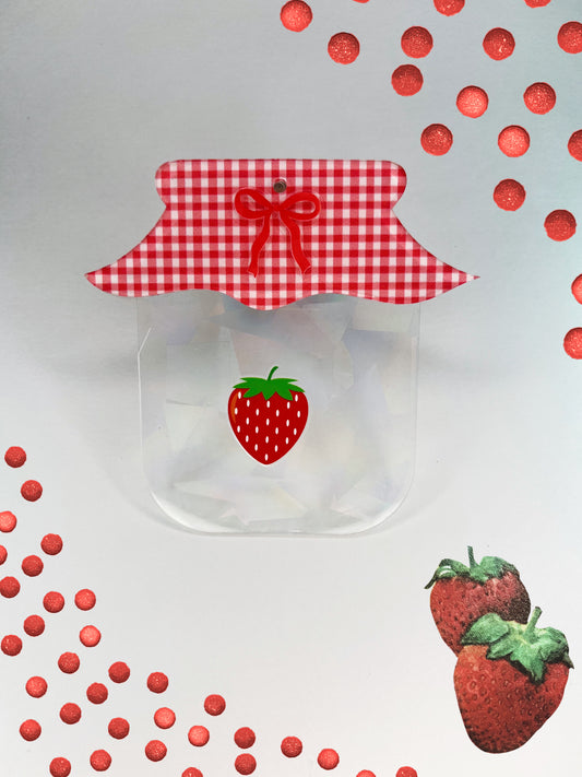 Strawberry Jam Jar Acrylic Rainbow Maker